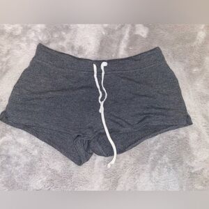 Women's Athletic Gray Shorts with Drawstring size Large